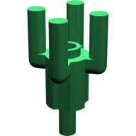 Lego spojka (část stromu, palmy), zelená (256628, 4160961, 4258355)